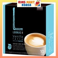 Lookas9 Vanilla Latte Korean Instant Coffee Mix 16.9g x 10pcs