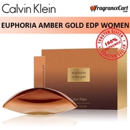 Calvin Klein Euphoria Amber Gold EDP for Women (100ml) cK Eau de Parfum [Brand New 100% Authentic Perfume]