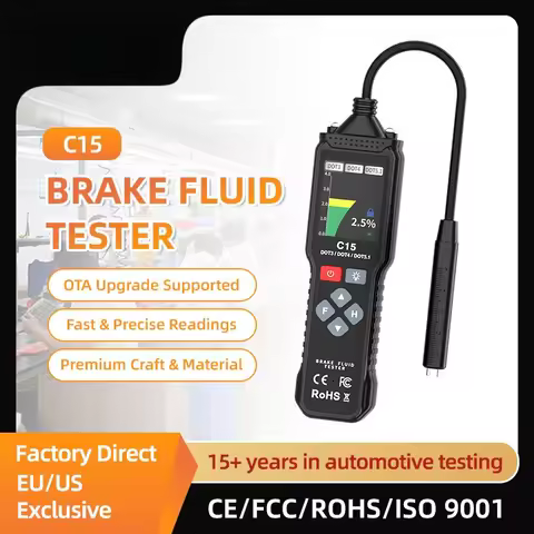 Brake Fluid Tester Test The Moisture Content of DOT3 / DOT4 / DOT 5.1