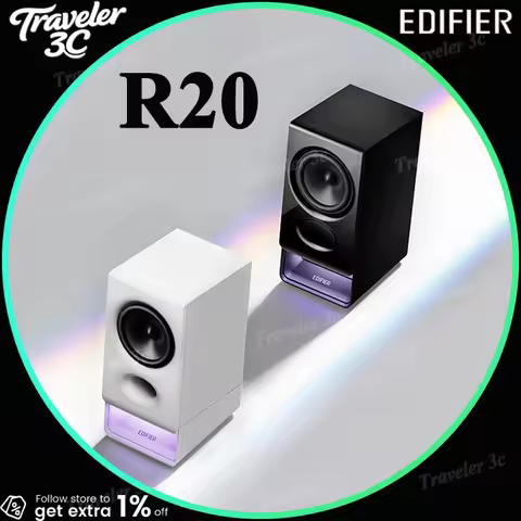 EDIFIER R20 Multimedia Speaker Desktop Computer Sound System Subwoofer High Volume Home Mini Speaker