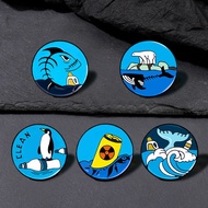 Original Environmental Protection Brooch Resistance Exhaust Nuclear Sewage Protection Ocean Environm
