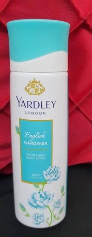 YARDLEY LONDON ENGLISH GARDENIA 200ML REFRESHING BODY SPRAY