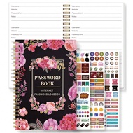 1 Password Book English Address Book Phone Book Multi-Function Notebook Hardbound Business Office No