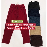 #L9 Seluar Aladdin Perempuan / Women Casual Long Pants / Seluar Panjang Perempuan / Seluar Panjang A
