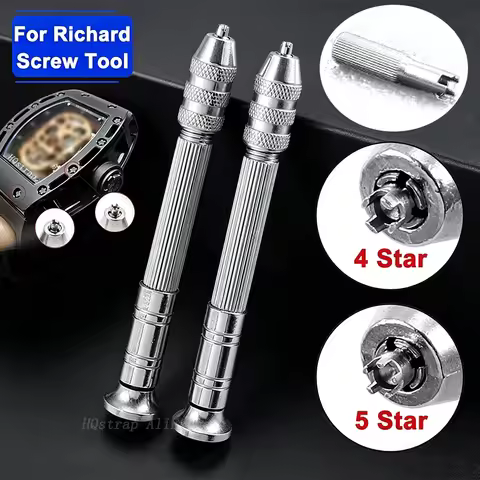 Metal Screwdriver for Richard Mille Watch Case Remover Repair Tool 4/5 Spokes Stars for Replacing St