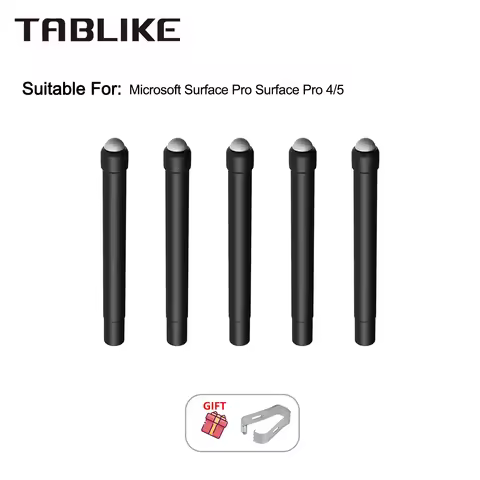 TABLIKE Pen Tips Replacement (Original HB Type) for Microsoft Surface Pro Surface Pro 4/5 (Tips), fo