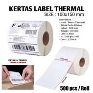 Thermal Paper 100x150 A6 Size