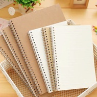 A5/B5 Kraft Cover Notebook Coil Grid Line Dot Blank Notebook