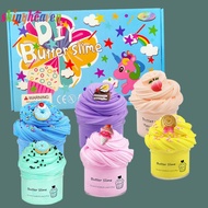 [shinyheaven.sg] 6 Colors Cloud Slime Kit Non-Sticky Stress Relief Toy Best Gifts for Kids Child