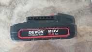 大有 DEVON 20V 2.0Ah鋰電池剩電