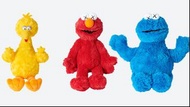 Uniqlo x Kaws x Sesame Street Elmo + Cookie Monster + Big Bird 芝麻街公仔