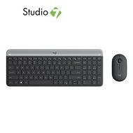 เมาส์และคีย์บอร์ด Logitech Wireless Mouse + Keyboards MK470 Slim Graphite (TH/EN) by Studio 7