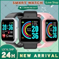 Smart Watch Jam Tangan Wanita Lelaki Sport Watch Fitness Tracker Men Watch Women Watch