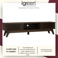 MADE IN MALAYSIA IGREEN HOME FURNITURE FLORO 1.8M TV CABINET PREMIUM QUALITY MURAH 家具