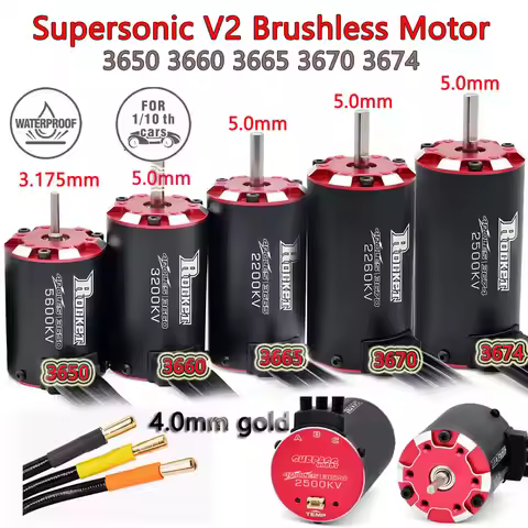SURPASSHOBBY Rocket-RC Supersonic V2 3650 3660 3665 3670 3674 Brushless Motor Temp/Sensor Port for 1
