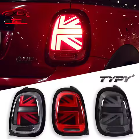 TYPY Car For BMW Mini Cooper F55 F56 F57 Taillight Car Styling LED Tail Lamp Union Jack Style Rear T