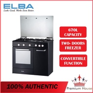 [DM FOR SELF PICKUP] ELBA 70L STANDING GAS COOKER EGC-C9703G(BK)