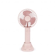Asaki Fan พัดลมแบบพกพา ปรับความแรงได้ 3 ระดับ รุ่น AK-FN42 -สีชมพูอ่อน