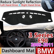 for BMW 3 Series E90 2009 2010 2011 Anti-Slip Anti-UV Mat Dashboard Cover Pad Dashmat Protect Carpet
