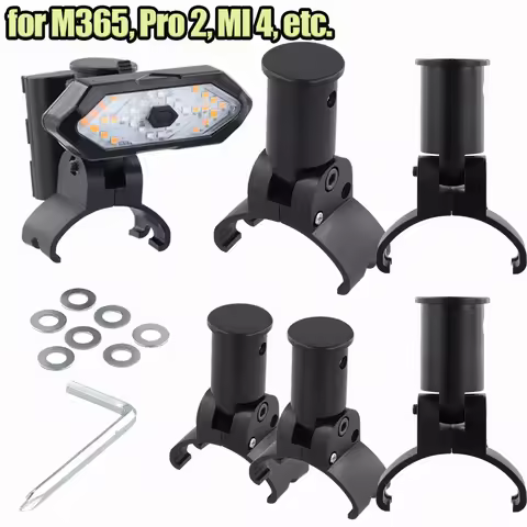 Electric Scooter Rear Fender Electric Scooter Rear Indicator Mount Adjustable Taillight Bracket for 