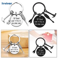 [Loviver] FatherS Day Gifts Keychain from Children for Daddy Him Wedding