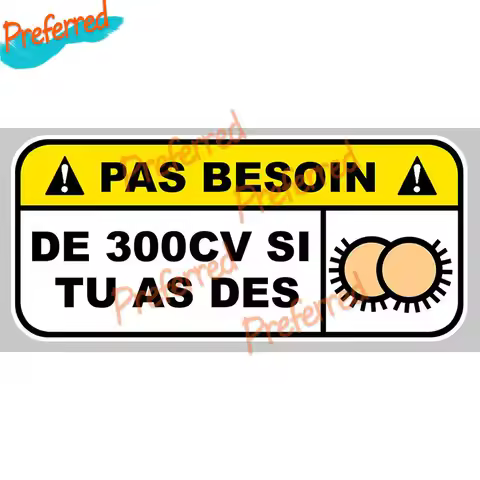 No Need 300cv Jdm Car Sticker Humorous Decal Vinyl Car Racing Laptop Surf Camping Motorcycle Helmet 