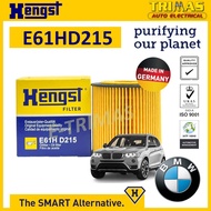 HENGST Oil Filter BMW X3 F25 Engine N20 N52 N55 2011-2017 Penapis Minyak Enjin E61H D215 11 42 7 566