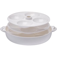 Milton Microwave Idli Maker and Steamer, Makes 12 Idlis, White