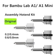 Original For Bambu Lab A1 Hotend Kit /A1 Mini Nozzle Fast Speed Hot End Assembly 0.2/0.4/0.6/0.8mm N