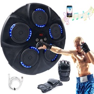 Music Boxing Machine,Smart Wall Mounted Workout Bluetooth Boxing Machine,One Punch Boxing Game Machi