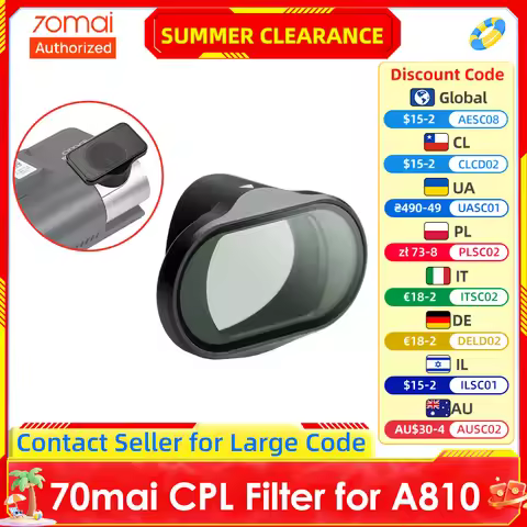 70mai Original CPL Filter Only for 70mai Dash Cam A810