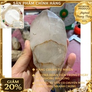 Original rough smoky quartz stone for home decoration, high energy purification, 12cm, weight 400gra