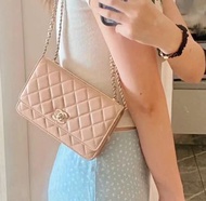 Chanel trendy CC WOC 奶茶色