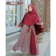 gamis syar i bahan ity crepe syari mewah syari mewah terbaru 2021 leba