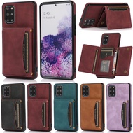 Luxury Casing For Samsung Galaxy A52 A13 5G A12 A52S A32 A51 4G A71 4G Note 20 Ultra Retro Design Wallet Soft PU Leather Card Slots Flip Stand Moblie Phone Skin Back Cover