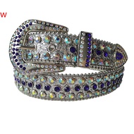 【Hot selling】® Womens Belt New Diamond Belt Rhinestone Inlay Decoration All-Match Jeans Bb Simon Bel