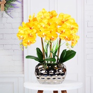 High-end phalaenopsis simulation flower fake flower living room decoration flower decoration orchid 