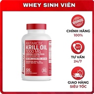[Chính hãng] Dầu nhuyễn thể Bronson Antarctic Krill Oil with Omega-3 EPA/DHA 1000 mg nhập khẩu Mỹ