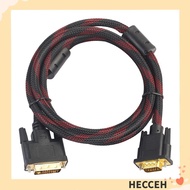 HECCEH DVI to VGA Cable Laptop 1080P HDTV DVI-I 24+5