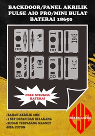 Panel Backdoor Pulse Aio Pro\Mini Akrilik Clear-Piryanza Store