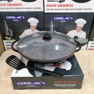 Corel HC STONE Cauldron/STONE Pot Rendang STONE Pot Granite Induction, Granite C
