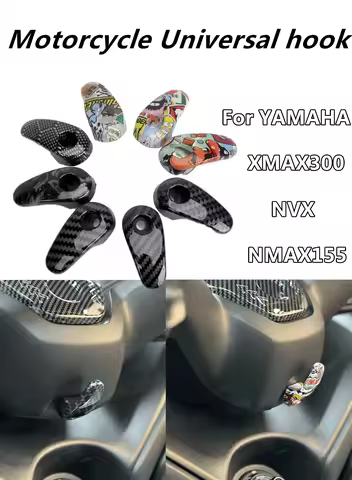 Motorcycle Universal Hook Luggage Hook Bag Hanger Grip Helmet Holder For YAMAHA XMAX 300 250 NMAX155