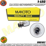 1-LEG HEADLIGHT BULB 12V 35/35W "MAKOTO" (EB01A2)