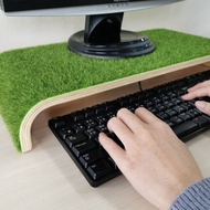 現貨 輕草地螢幕架 電腦架 筆電架 鍵盤收納 婚禮擺飾