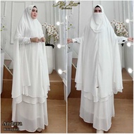 AJE ZAS - Jumbo Syari Robe Dress Set Plain Hijab Khimar Free veil Code - ANDARA Matt Cerutty BabyDol