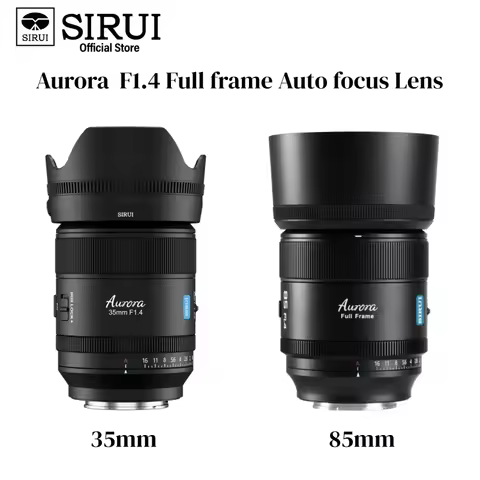 SIRUI Aurora 35mm 85mm F1.4 Full Frame Auto Focus Lens AF/MF Focus Switch Pro Prime Camera Lens for 