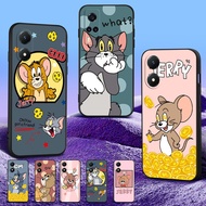 Case For Vivo V5 V5S V7 PLUS + V11i  V11 Pro Phone Back Cover Soft Black Tpu Tom and cartoon cool