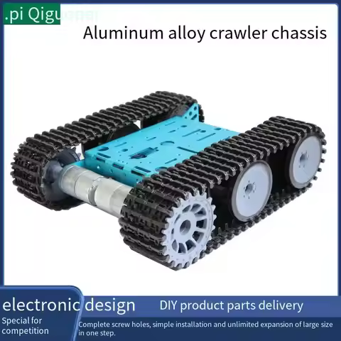Intelligent robot metal frame tank DIY accessories tracked vehicle chassis metal frame intelligent v