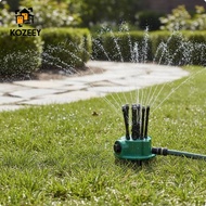 KOZEEY Automatic Whirling Sprinkler Easy to Install Multi Head Sprinkler for Yard