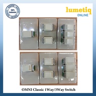 OMNI Classic Switch Set 1way/3way Switch (1/2/3 Gang)